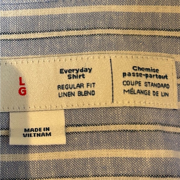 Men’s linen blend shirt - Picture 8 of 8